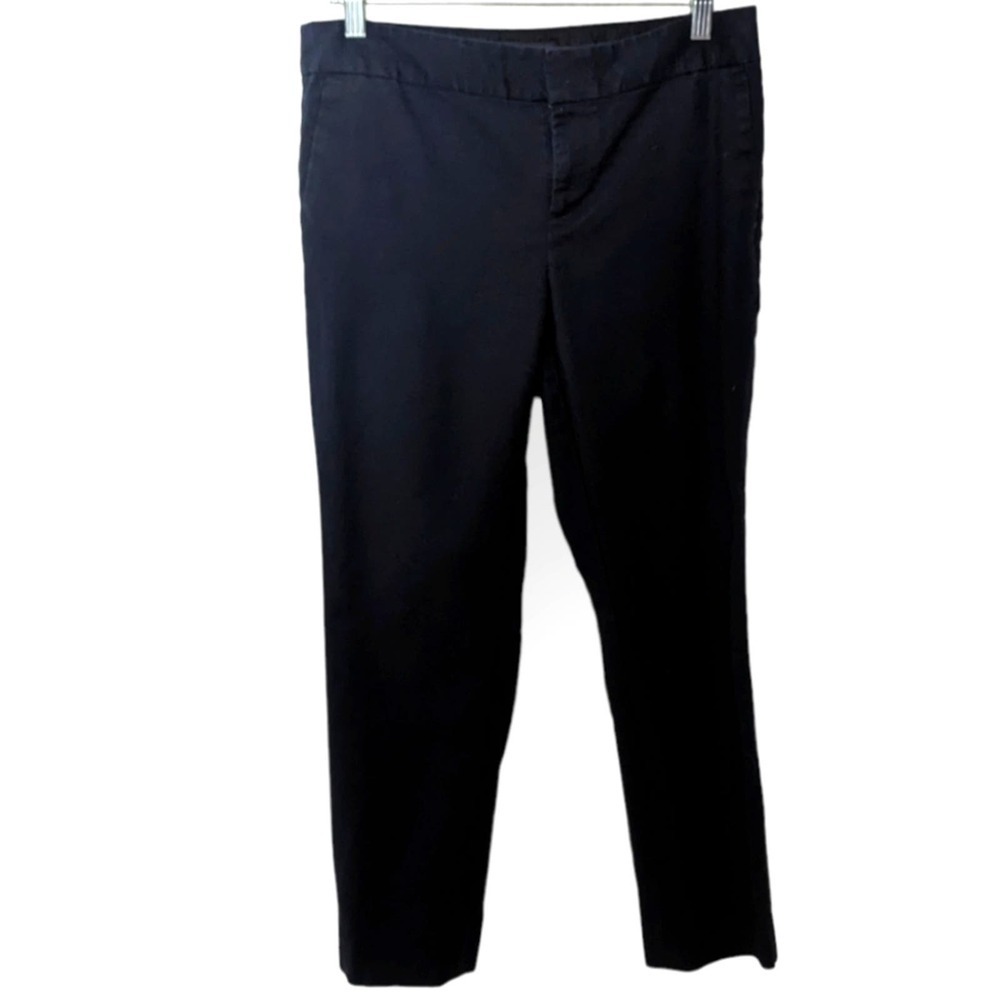 Banana Republic Blue Hampton Fit Cropped Career Style Work Pants Size 8
